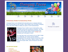 Tablet Screenshot of changingfacesut.com